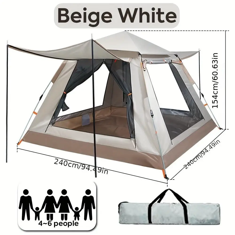 China Factory Supply Tent Camping Tent Fibreglass Rod Outdoor Luxury Tents Glamping