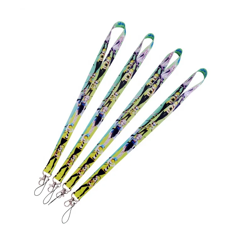 Lanyard Manufacturer Free Sample Promotional Cheap Custom Printed Polyester Neck Lanyard With Logo