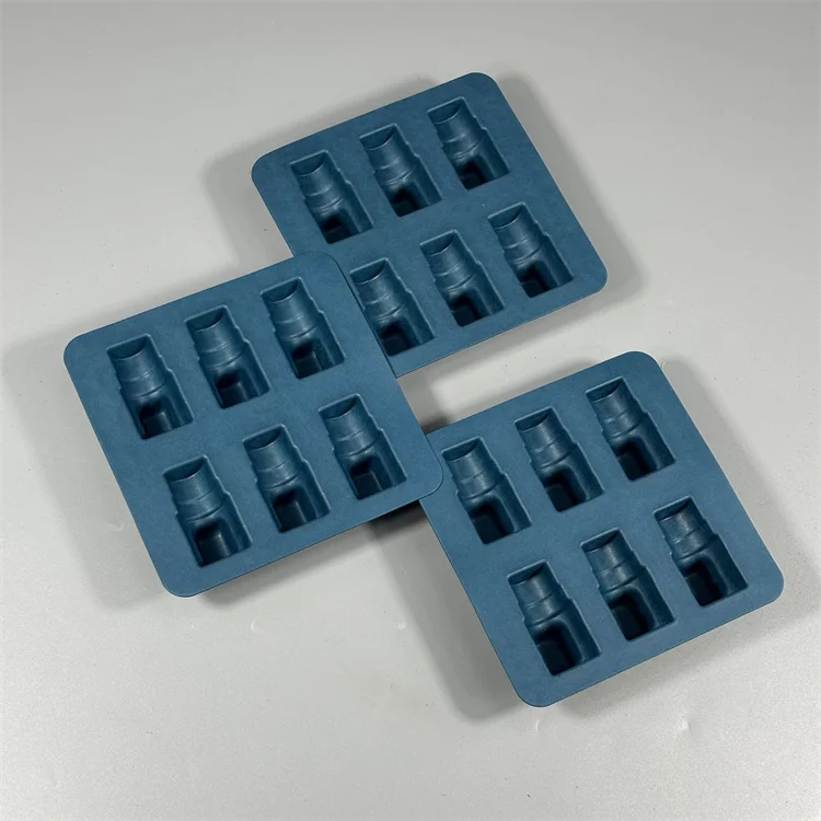 BonitoPak Cosmetic Bagasse packaging recycled material packaging molded pulp white tray