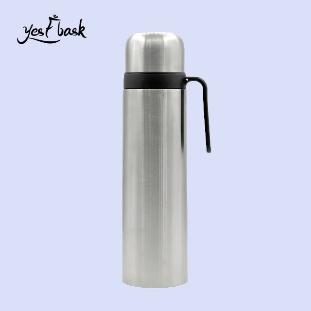 Easy Carry Portable Mate Drink Bottle Stainless Steel  Thermo with Straw and Big Container for yerba mate