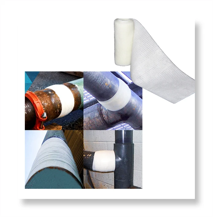Quick emergency repairs of pipes Steel Epoxy Putty  Pipe Repair Kits Water activated fibreglass bandage