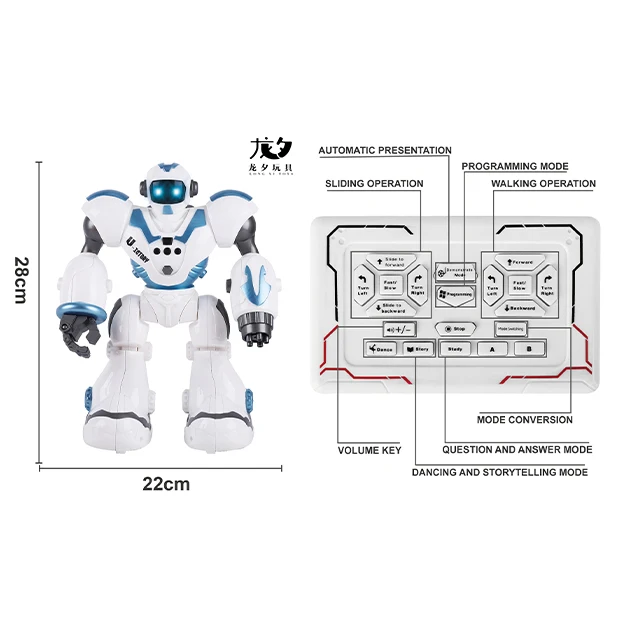 LONGXI juguetes para toy robot interactive toy learning toys story telling dance robot for children