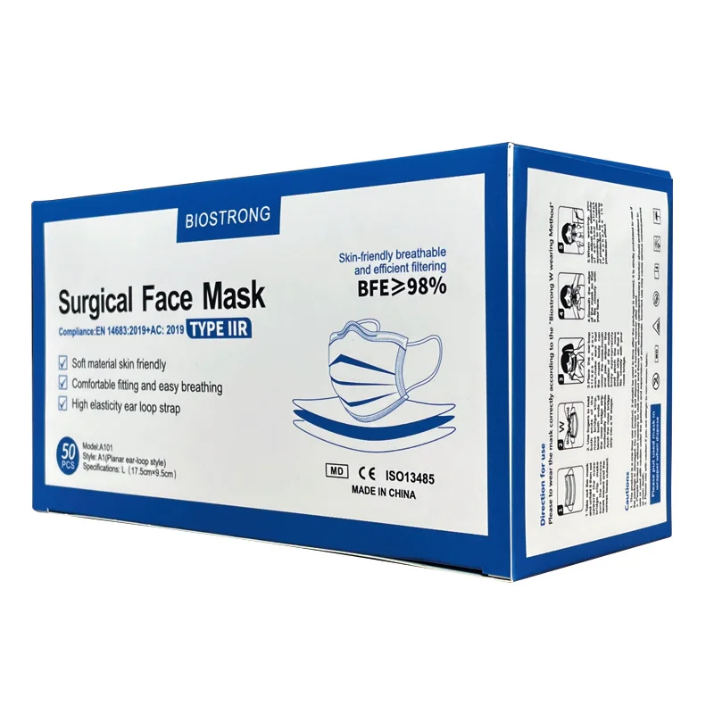 Chinese White List Professional Manufacture Cheap Making For Sale Mens Surgical Mask CE