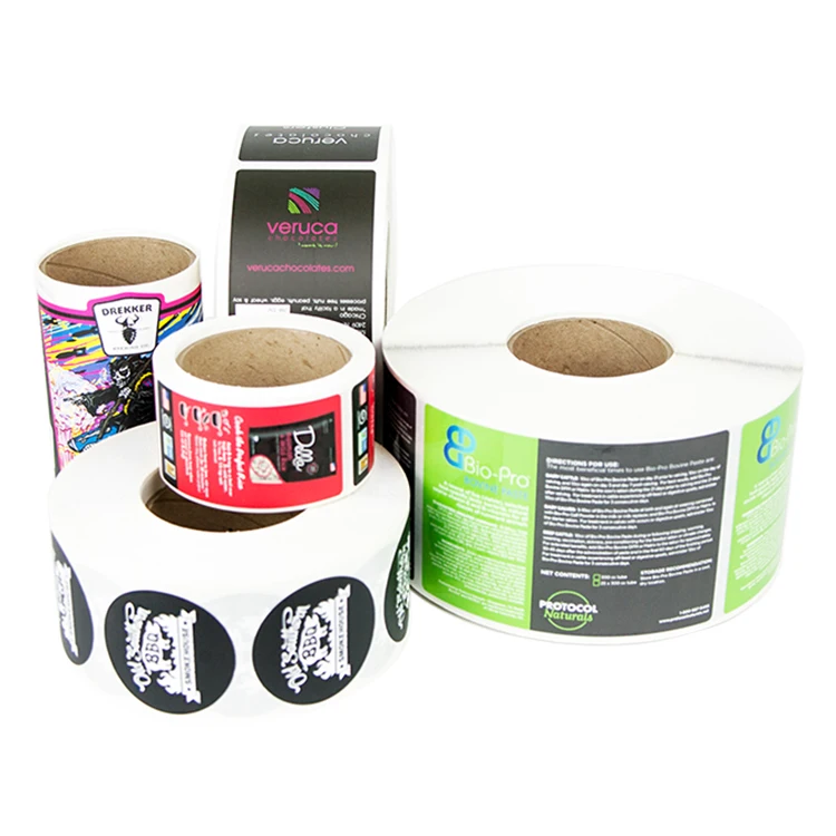 Automatic Reel Labeling Machine Printing Label Customized Trademark Printing Custom Sticker Adhesive Sticker Holographic PVC