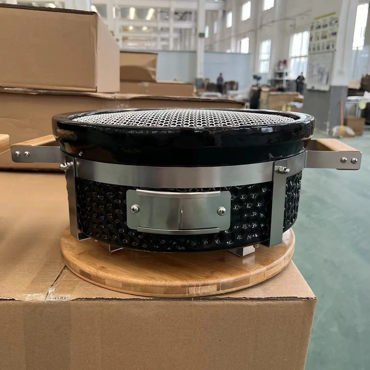 MCD factory direct sales indoor portable Round Japanese table  ceramic kamado bbq