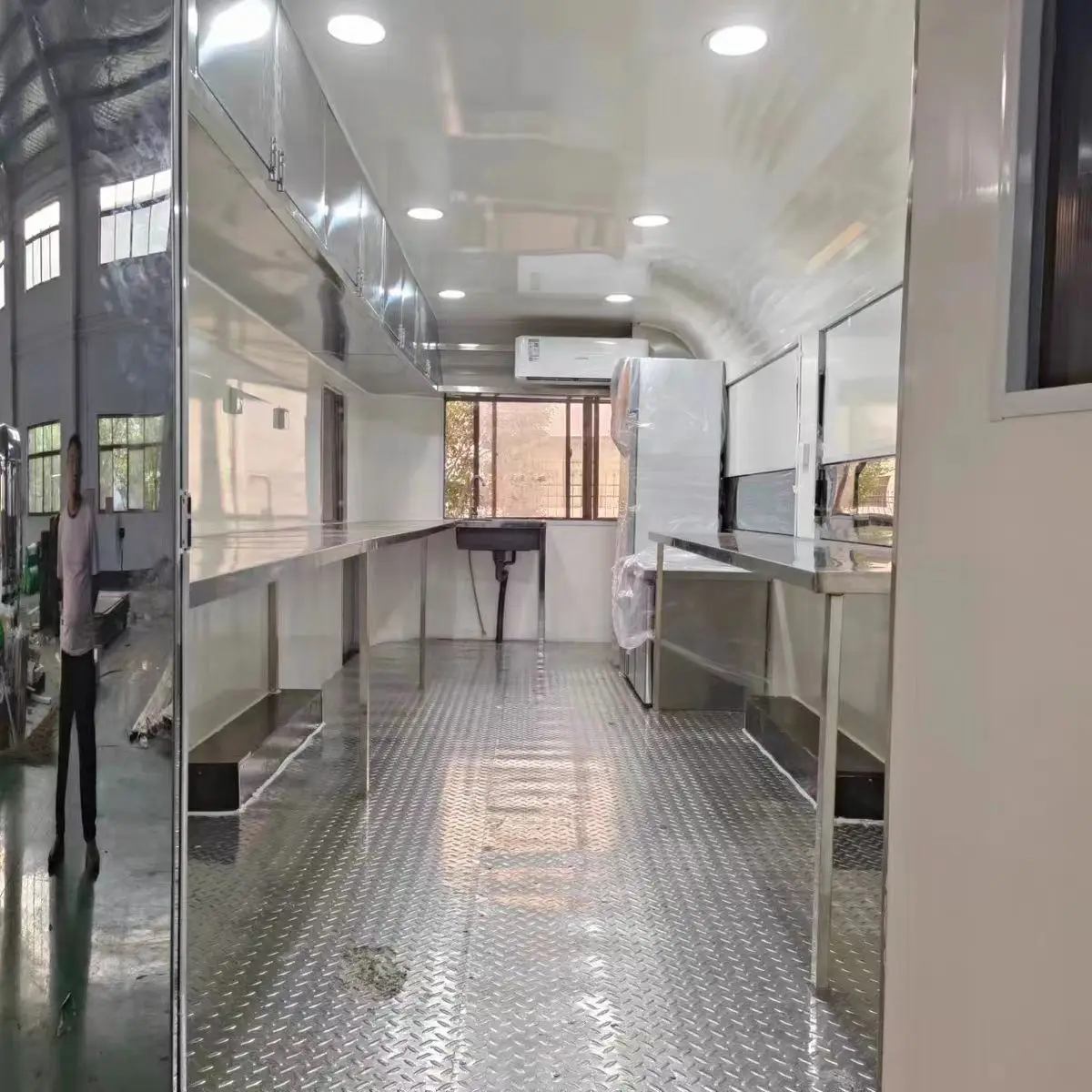 New10ft винтажный прицеп для кормовой пищи с полностью кухонным оборудованием и заводская цена