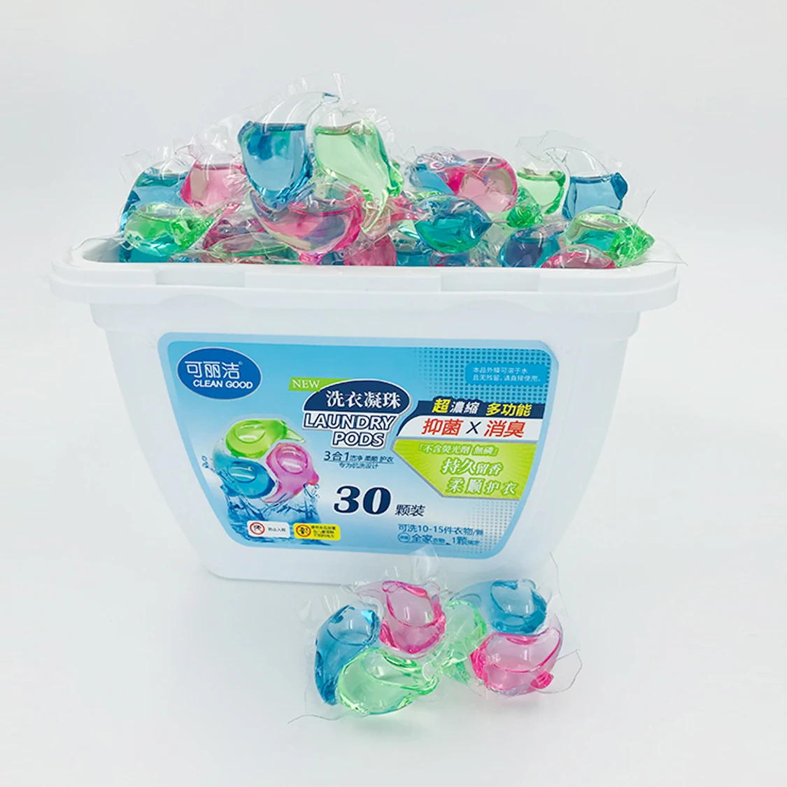 8 Times Protein Cleaning  3 in 1 Laundry Detergent Capsules Remove Mites Laundry  Pods