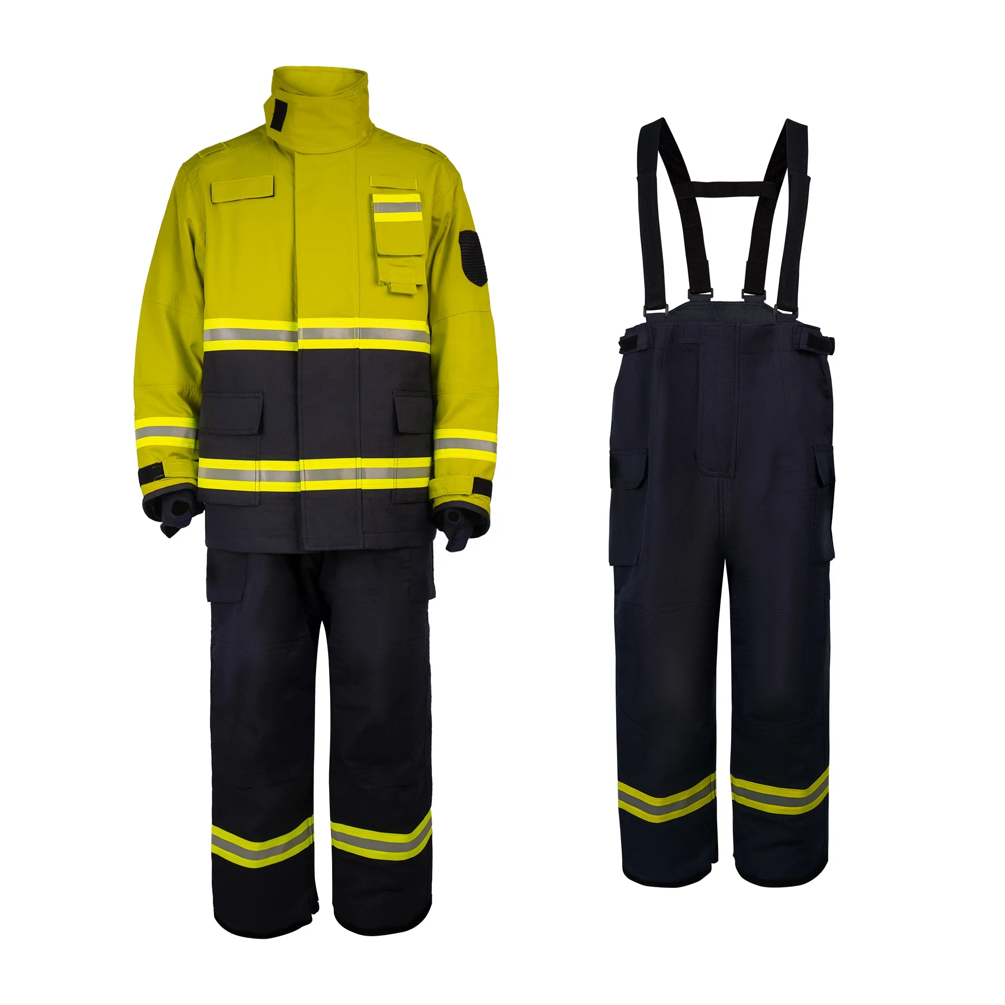 Factory Hot Selling Fireman Suit  Nomex Fire Fighting Firefighter Clothing  Fire Suit