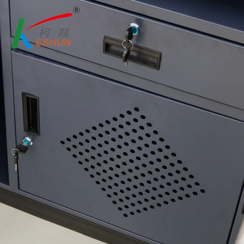 fashion design stainless steel retail store checkout counter table cashier desk