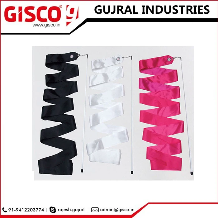 Ритмические красочные гимнастические ленты