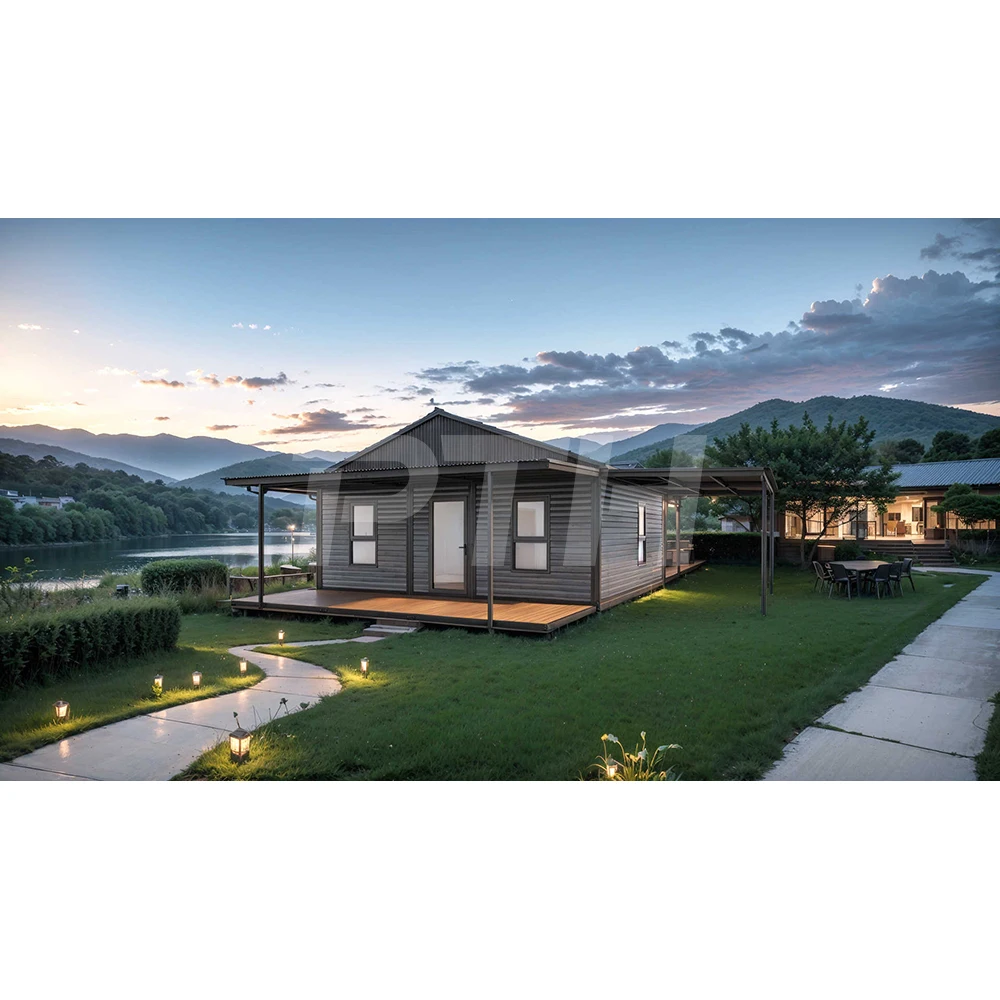 PTH PrefabX Flip Classic B Factory buyer foldable modular prefabricated container house mini container house