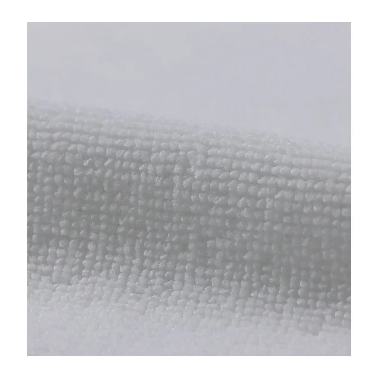 80 Polyester 20 Polyamide Microfiber Jacquard Terry Fabric In Roll Superior For Cleaning