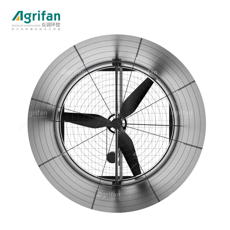 Butterfly Cone Exhaust Fan for Poultry Farm Equipment Cow Cattle Dairy Farming House Ventilation Cooling Climate Control System