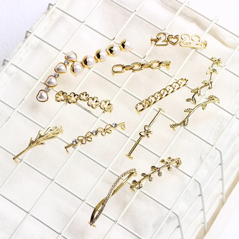 New Pearl White shoes accessories shoelace buckle Japanese and Korean jewelry shoe Charm