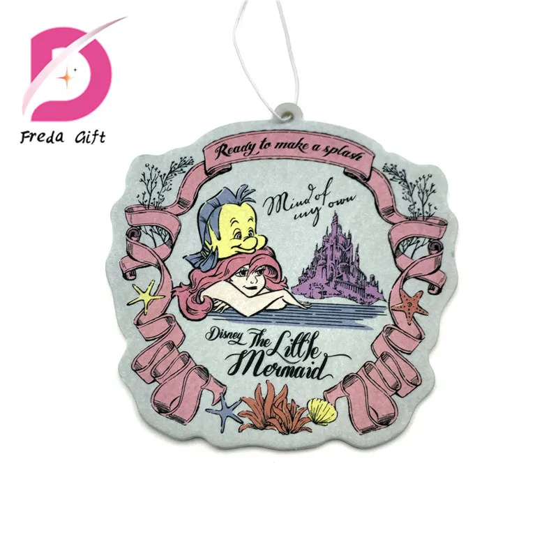 Creative novelty high-end shoe-shaped paper car perfume/car air freshener vent customized