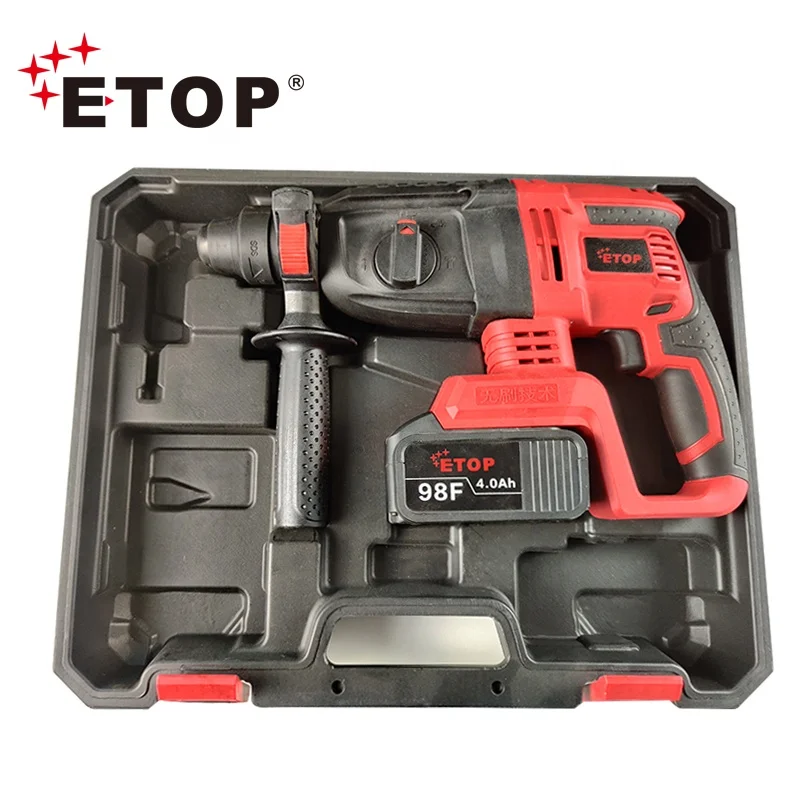 
ETOP 21V New Arrival Wholesale High Quality Lithium Battery Electric Hammer Electric Cordless Hammer 