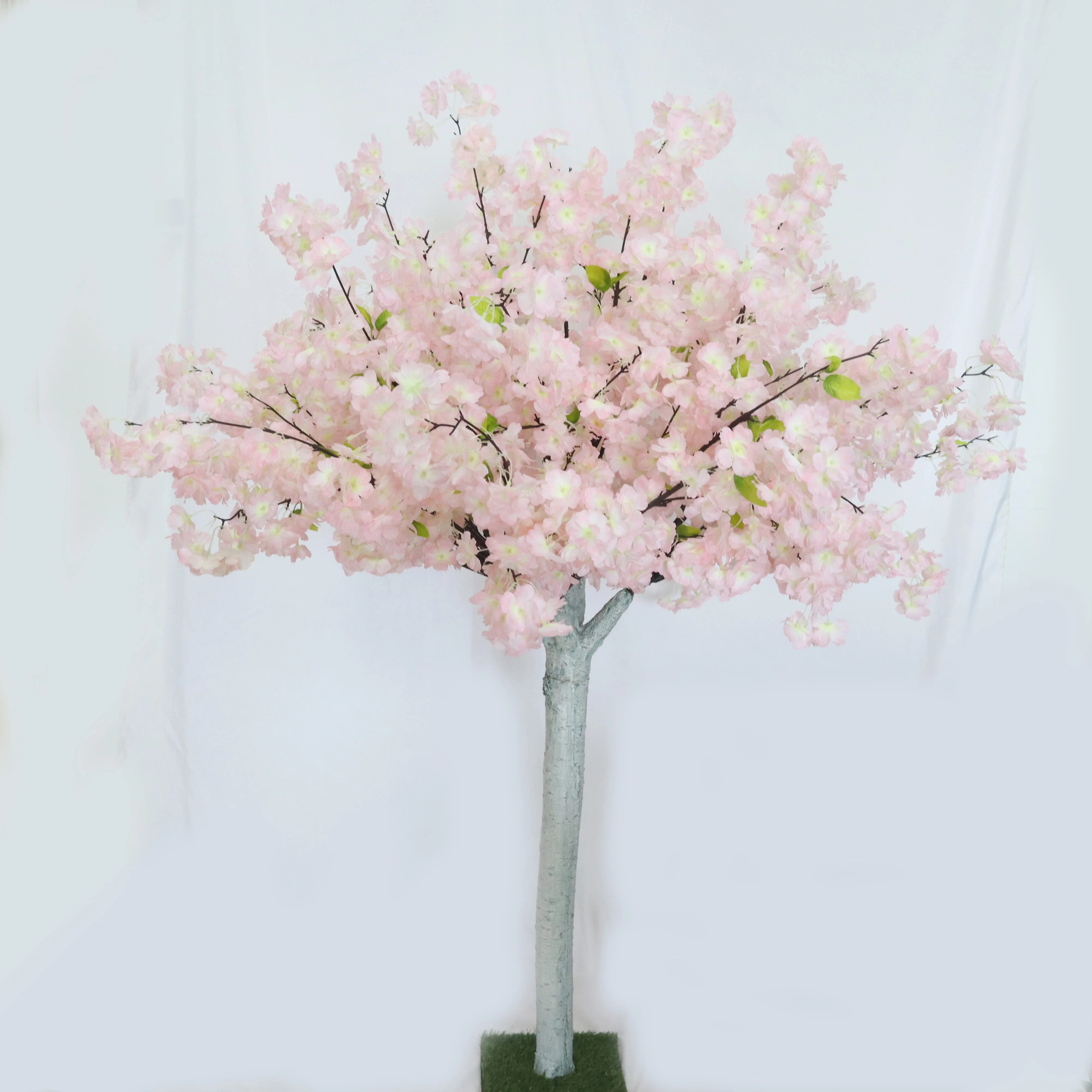SC0031 1.2m 1.5m Indoor Little faux silk Flower Tree White Pink Wedding wisteria Table Centerpiece Decor Artificial rose Tree