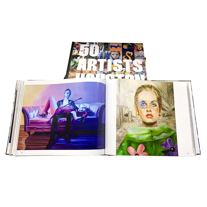 Custom art book printing hardcover/softcover photo book art paper printing books