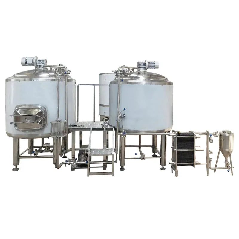 200L-300L Stainless Steel Brewery Equipment Double Vessel Beer Brewhouse for Bar Use for Sale