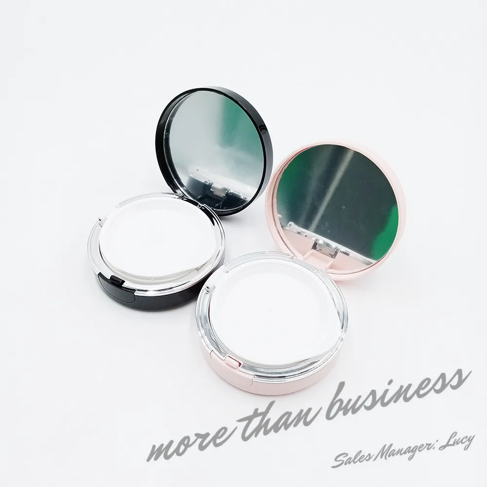 L 7g 10g Wholesale Empty Mini BB Cushion Foundation Box Flat cushion Cosmetic Custom BB Cushion Container Compact Loose Powder