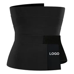 Private Label Waist Trainer Women Slimming extendable 4meters 6M Tummy Tuck Belly Wrap Waist Belt Bands Cincher Fajas with logo