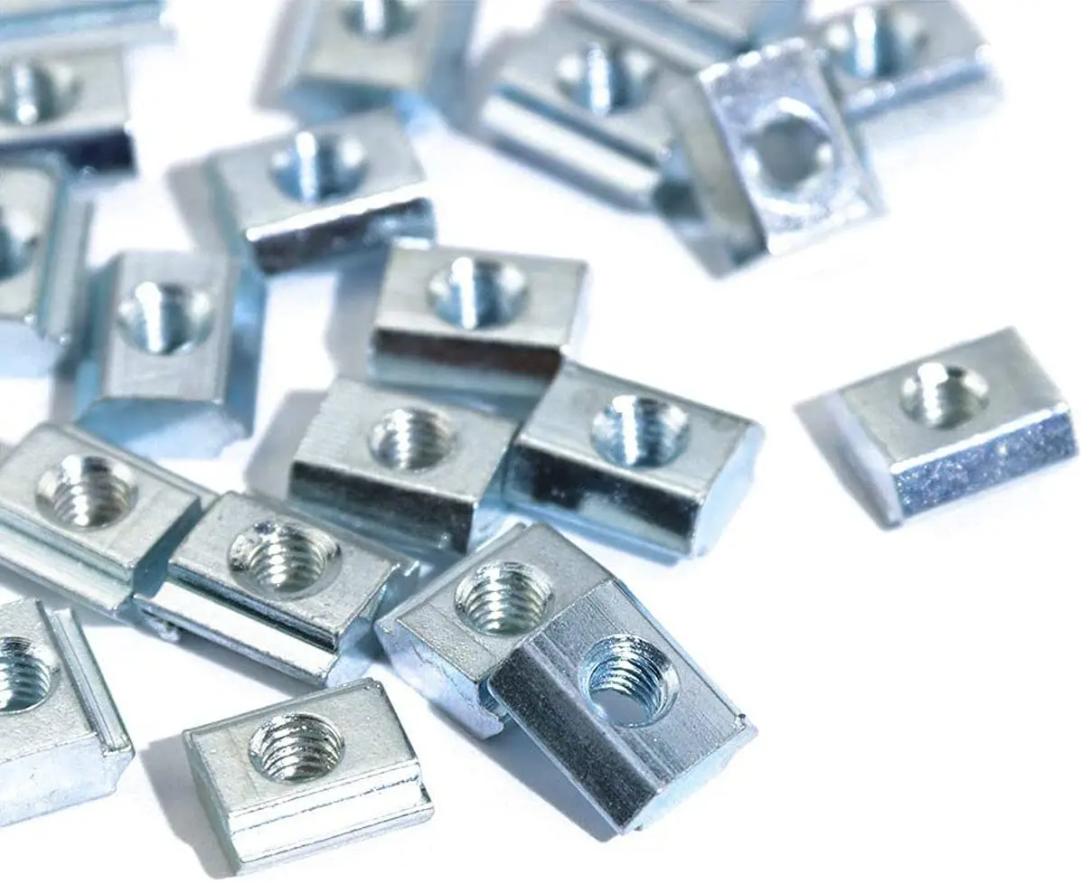 Ur Elk Sliding T Nuts Metric M6 Thread Slide in Hammer Head T-Nut