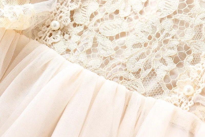 Осень-зима 2021 Модное детское кружевное Тюлевое платье с оборками модные платья для девочек