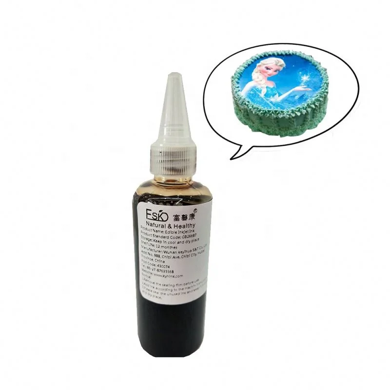 Refillable Edible Ink for Coffee Printer Digital Printing On Drink Top