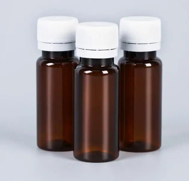 30ml 50ml PET Plastic amber Pill Bottles Pharmaceutical Capsule Packaging Container