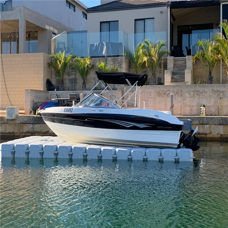 Floating pontoon plastic floating platform floating bucket floating pontoon motorboat berth floating dock manufacturers