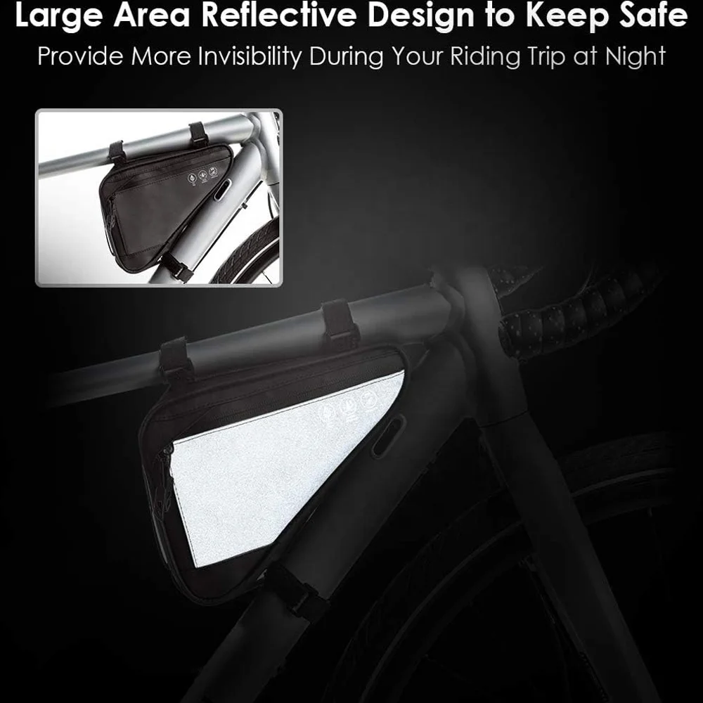 Wholesale Custom Bicycle Accessories Cycling Bike Triangle Front Frame Bag bike box hard travel case bicycle