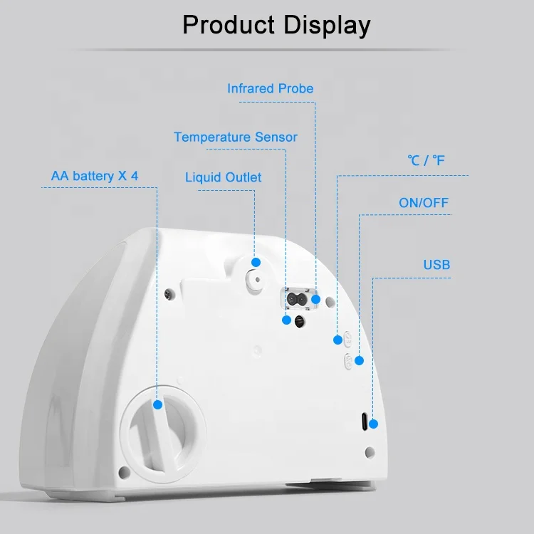 High Quality Factory Foam Spray Automatic Liquid Soap Dispenser For Hotel