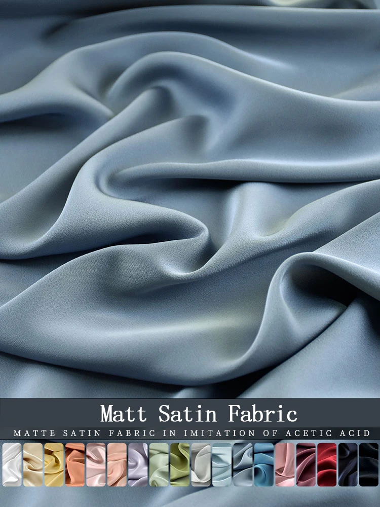 Factory Direct Wholesale Triacetate Matte Satin Fabric