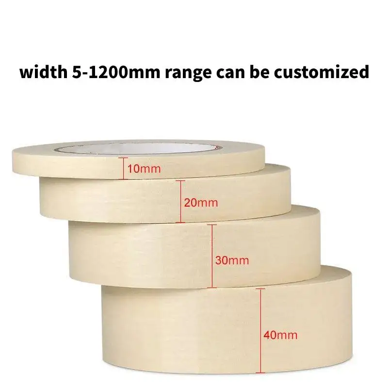 Paint Decoration Sewing Paper High Adhesive an Heat Resistant Tape Paint Yellow Washi Tape