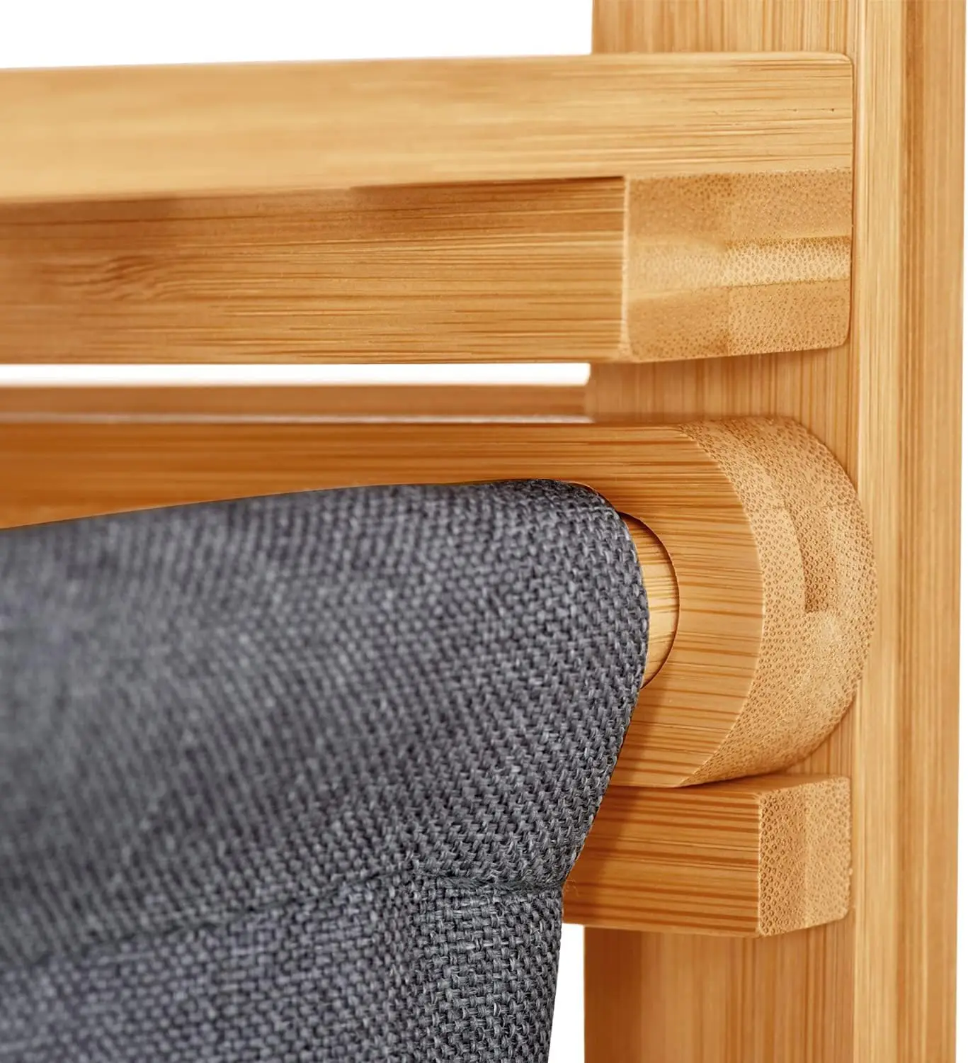 Бамбуковая корзина для белья с двумя отделениями отдельно стоящий сортировщик ванной спальни гостиной прачечной