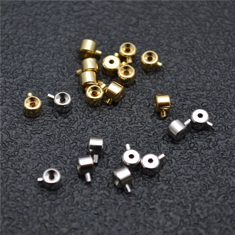 High Quality  Jewelry Making Craft Findings DIY Gold Platinum Crimp End Beads Stopper