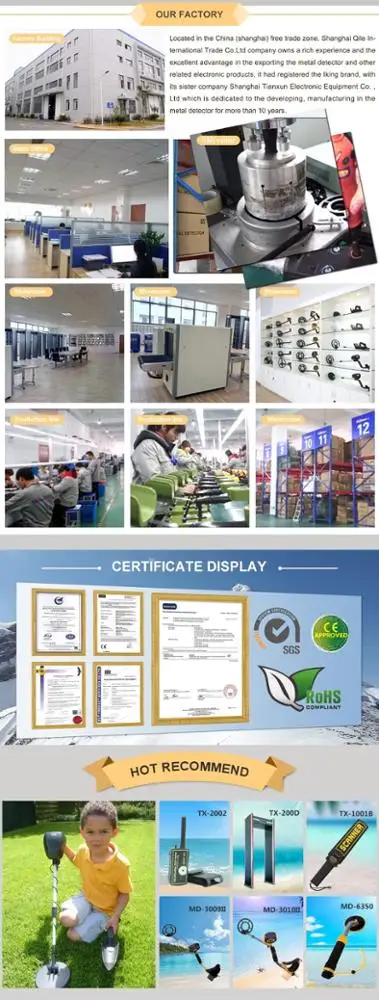 The new enhanced portable handheld underground metal detector can detect a depth of 8m.