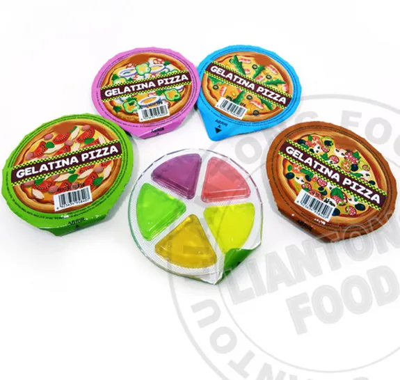 
 HOT SALE 35g Box packing Pizza  Jelly Candy GELATINA CANDY  