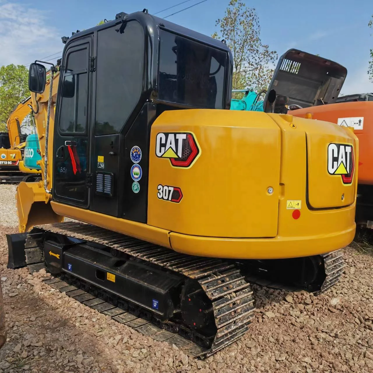 good condition cat307 Tracked Excavator Used Caterpillar CAT307/307E Used 7ton used mini excavator