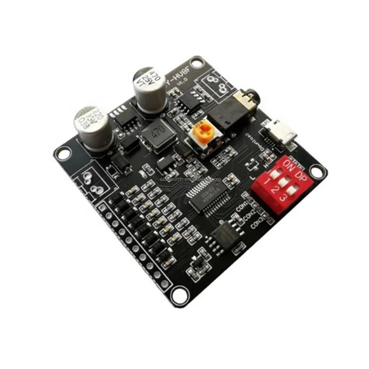 DY-HV8F 12V/24V триггер последовательный порт управления 10 Вт/20 Вт воспроизведения голоса Модуль с 8 Мб флэш-память для хранения MP3 музыкальный