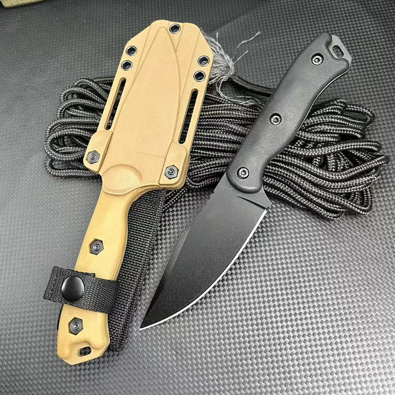 New High Quality Fixed Blade Small Bushcraft Survival Hunting Utility Knife with Sheath