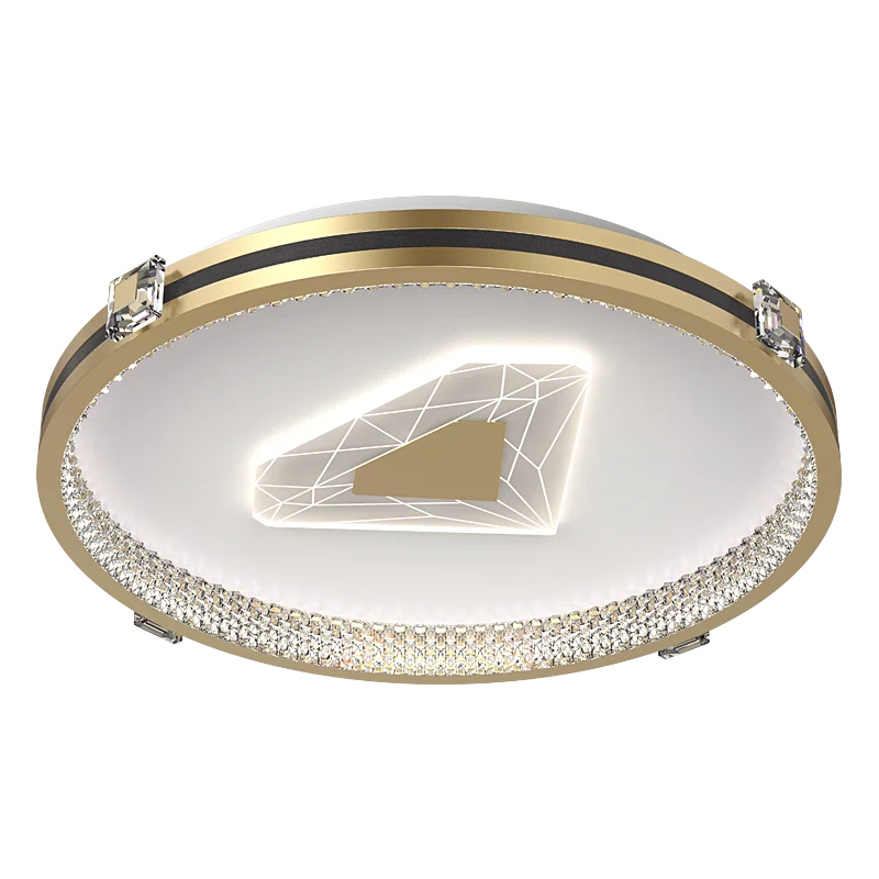 Promotion Simple Shape Dining Bedroom Aluminium Ceiling Lights Led Indoor Black Or Gold Ceiling Lamp  Lampara De Techo