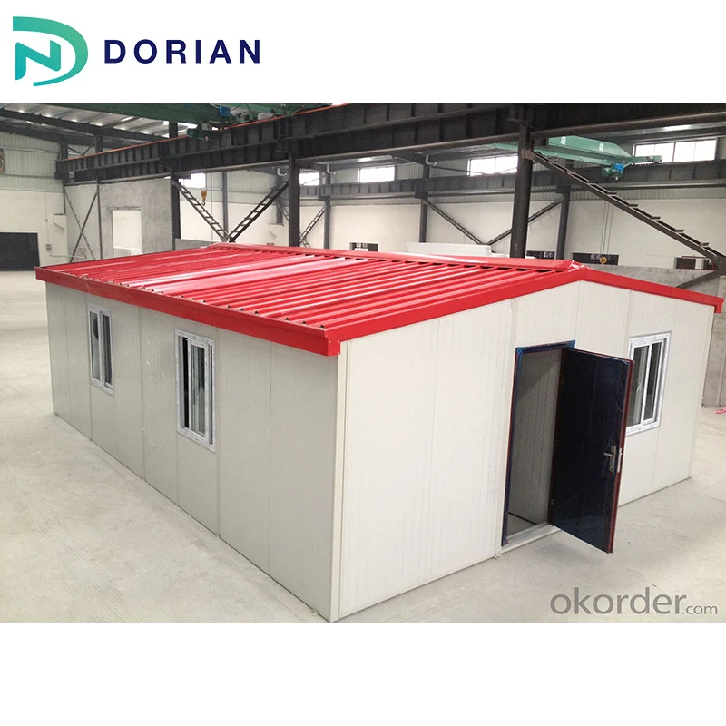 Mobile Sandwich Panel Structure Steel Prefab Warehouse With Steel Beams