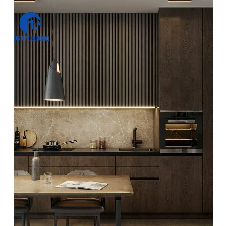 DS Italian furniture Smart kitchen cabinets marble aluminum cupboards islands cabinetry modular home modern designs