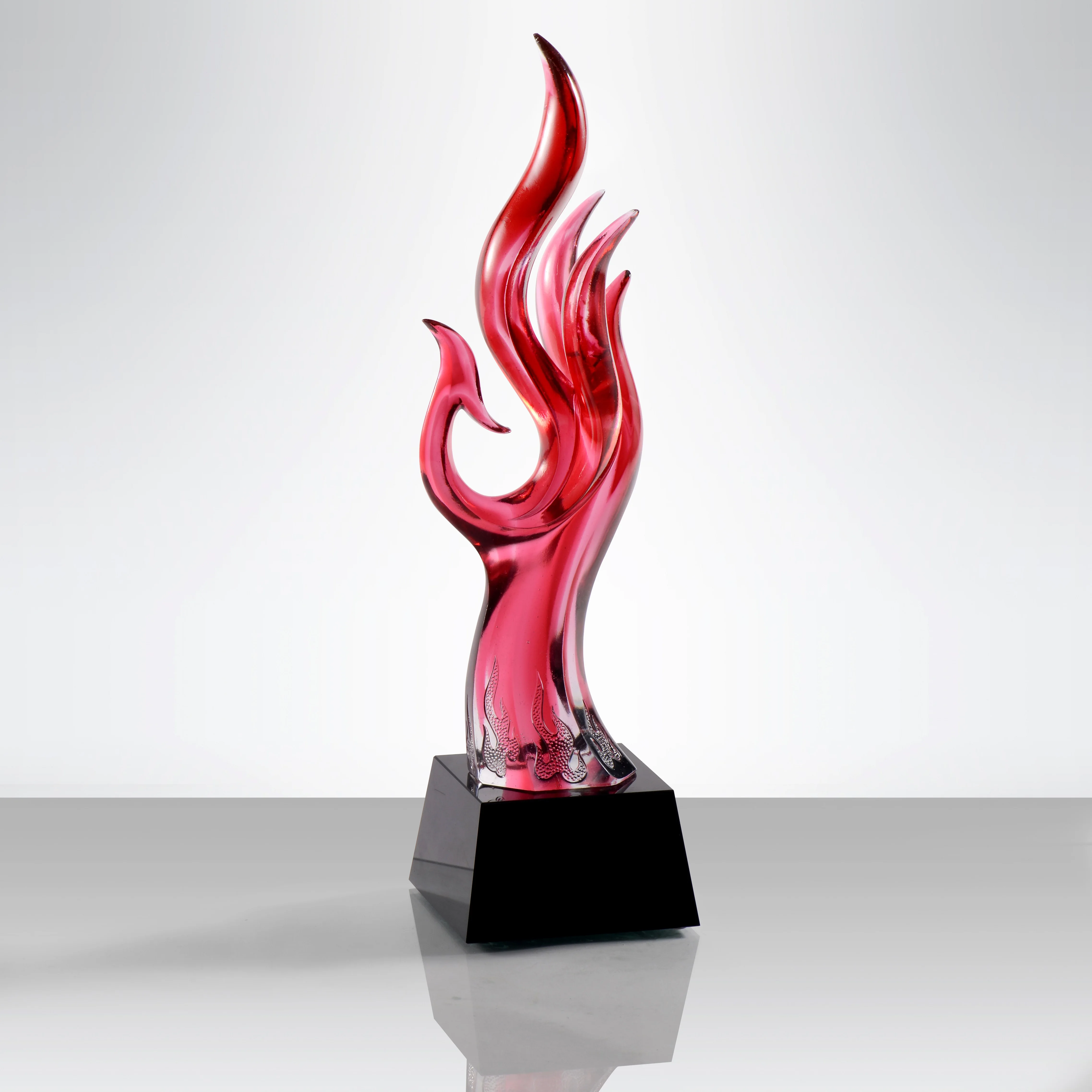 Best-Selling Custom Phoenix style K9 Crystal Crafts Trophy Custom Business Gift The High-Grade Crystal Glass Trophy