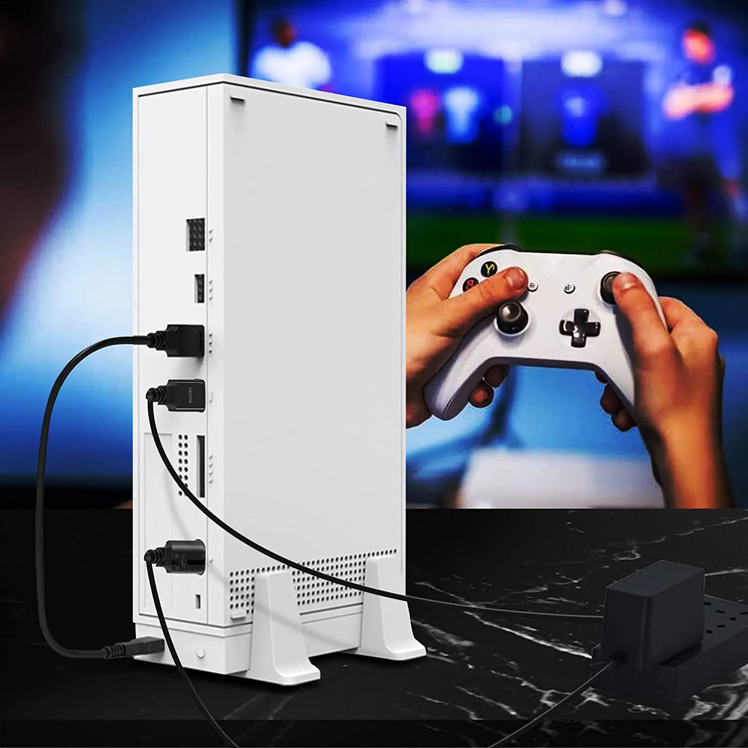 Вертикальная подставка с охлаждающими вентиляторами для консоли Xbox Series S кулер регулируемой скоростью держателя