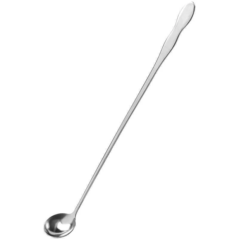 Wholesale Tea Spoon Stainless Steel 20 CM Long Mixing Spoons With Long Handle Coffee Spoon