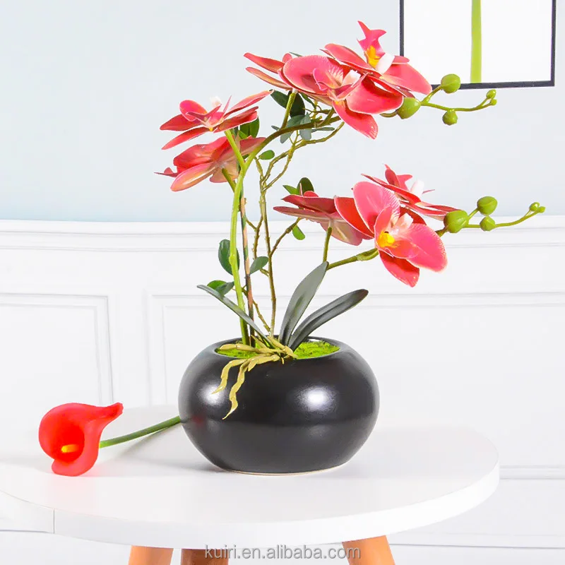 Artificial Orchid Plants In Pots For Home Wedding