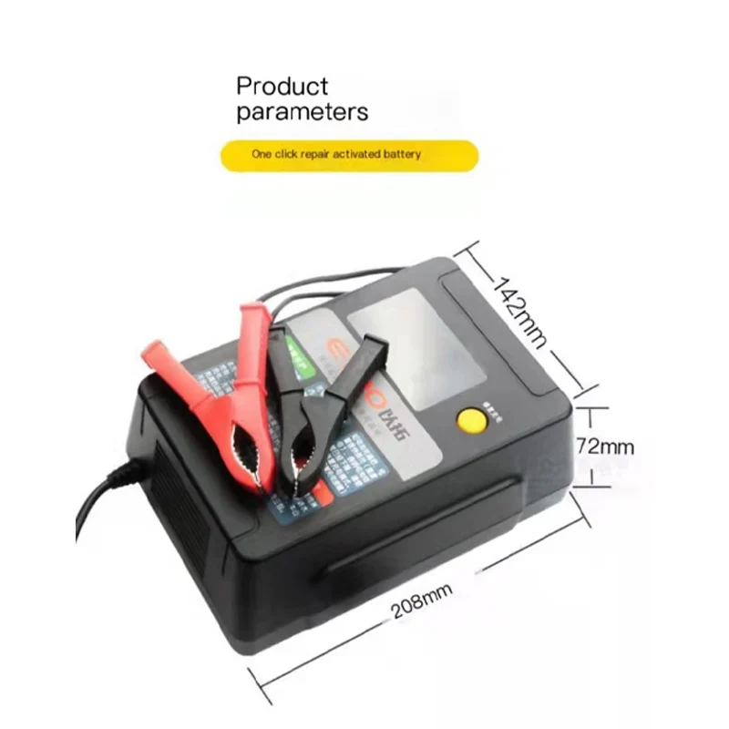 Factory Outlet High Quality Et00 12v 24v Intelligent Repair Car Battery Charger Pulse Repair Lead Acid Battery Charger