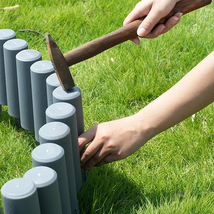 flexible lawn edging plastic small decorative flower lawn fence garden edging mini fencing